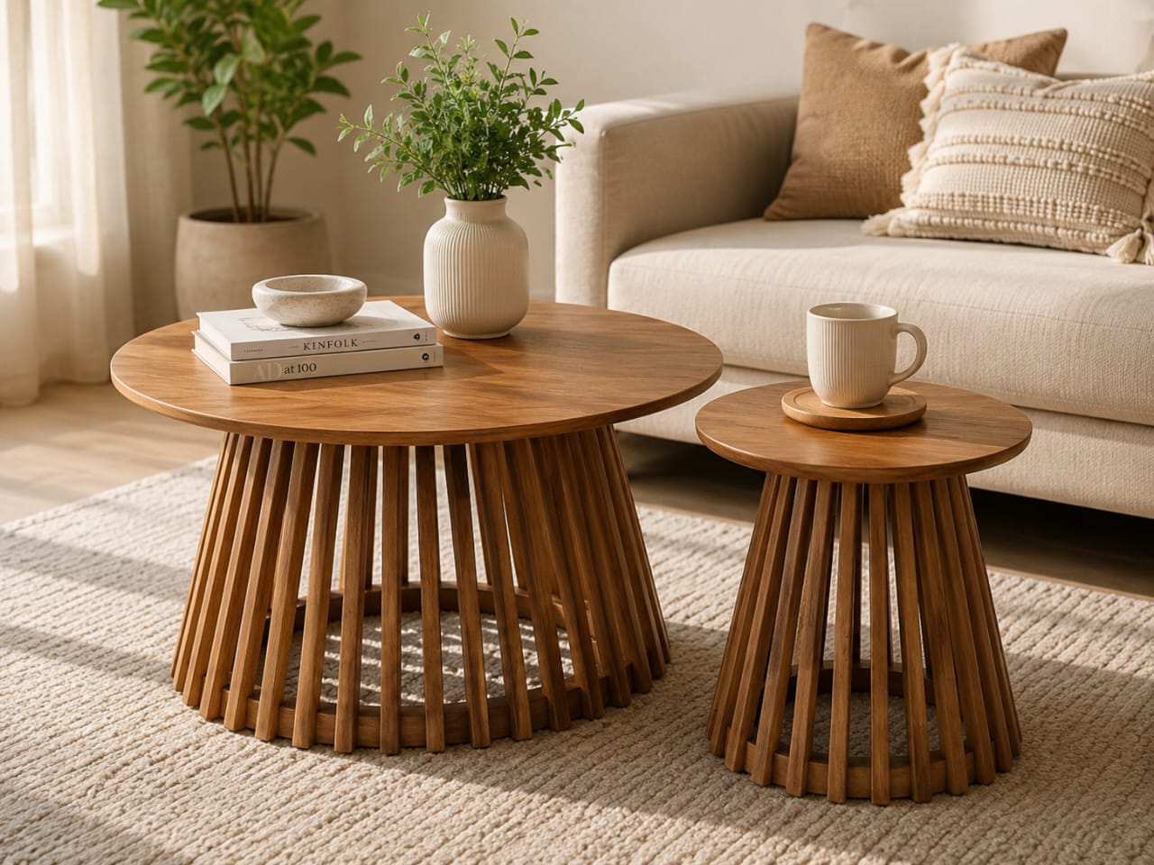 Modern Solid Wood Center Table