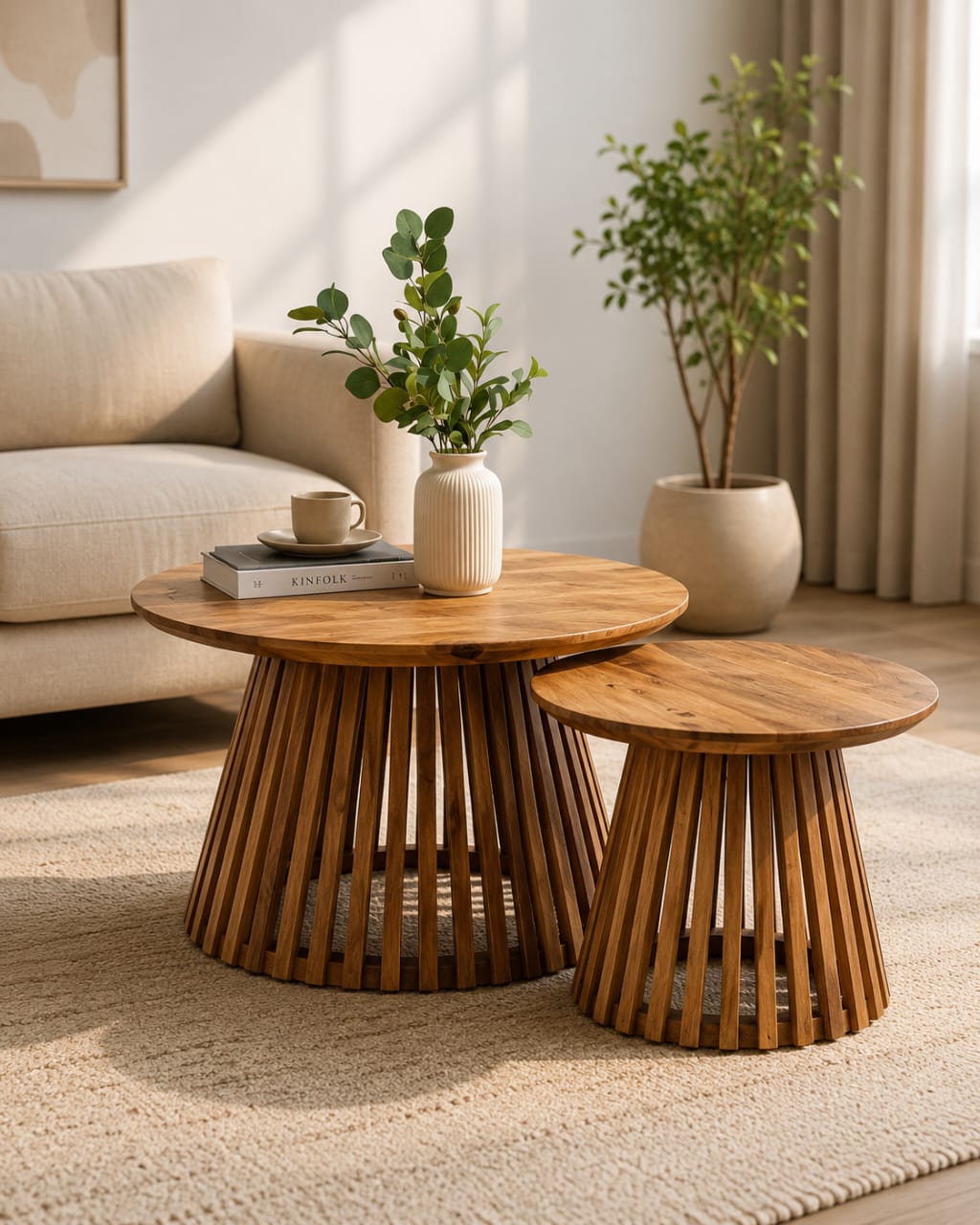 Modern Solid Wood Center Table