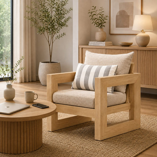 Modern Accent Lounge Chair by Sellixpk Furniture Hub with sleek design and plush upholstery, perfect for stylish living spaces.